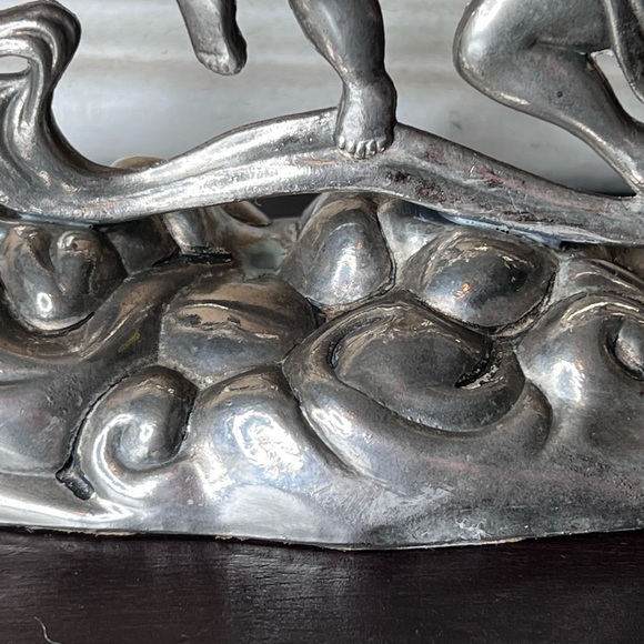 Vintage Godinger Silverplate Cherub Candle Holder, Taper, Dinner Candlelight - Picture 5 of 10